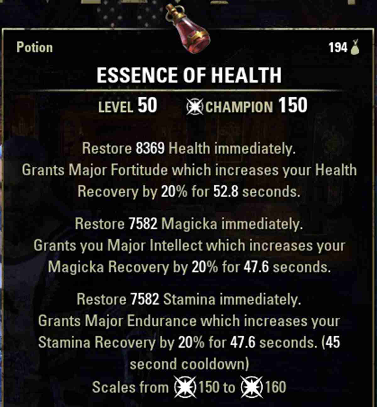 5 Best Potions in ESO - Essence of Health
